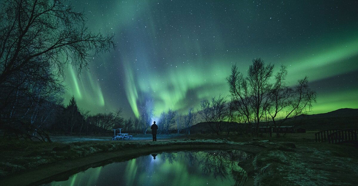 Northern lights in Sweden