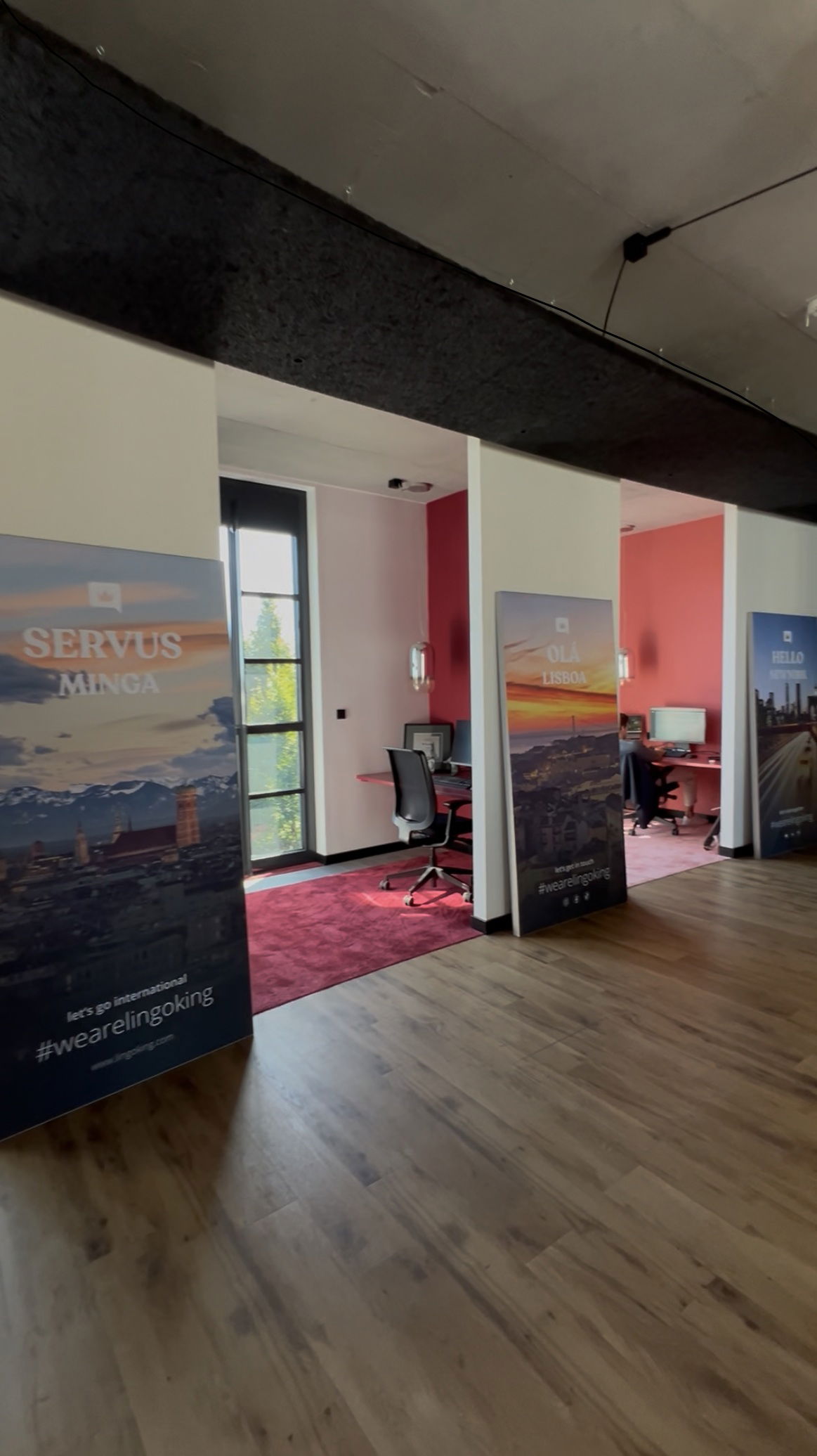 view inside the lingoking office