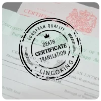 Death certificate translation