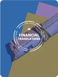Finanzübersetzungen