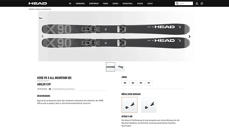 HeadSport Webshop 