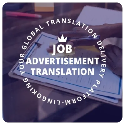 Job advertisement translation