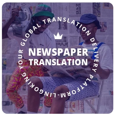 Translate company newspaper