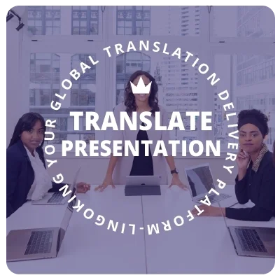 Präsentation übersetzen