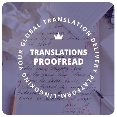Korrektorat Ihrer Übersetzung