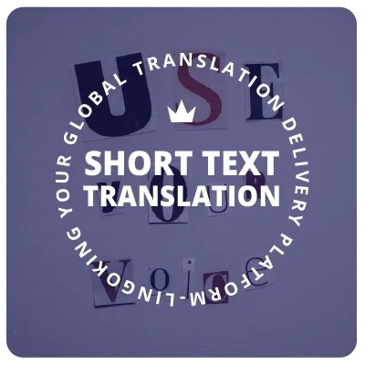 Short text translation