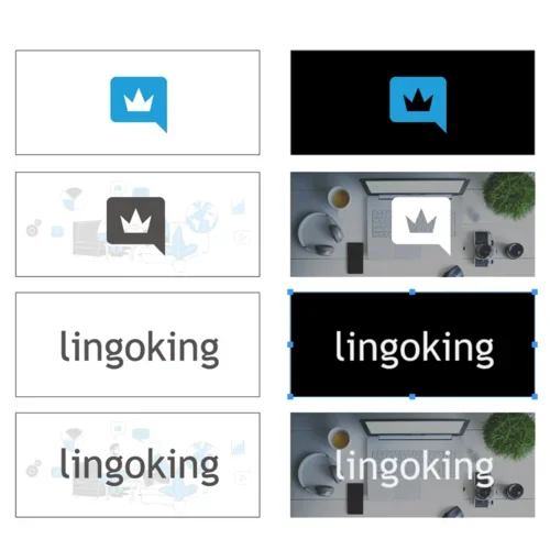 lingoking Logo Beispiele