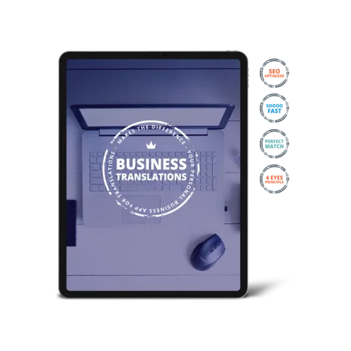 Die Business.App auf dem Tablet