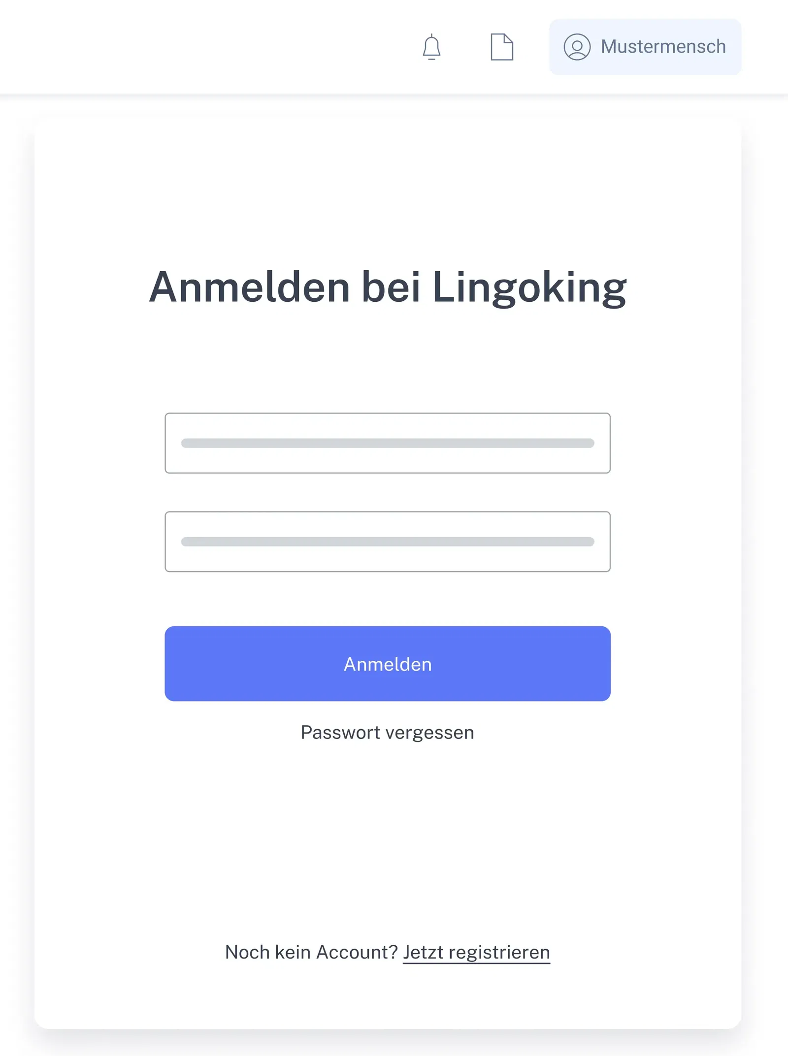 Customer Login lingoking