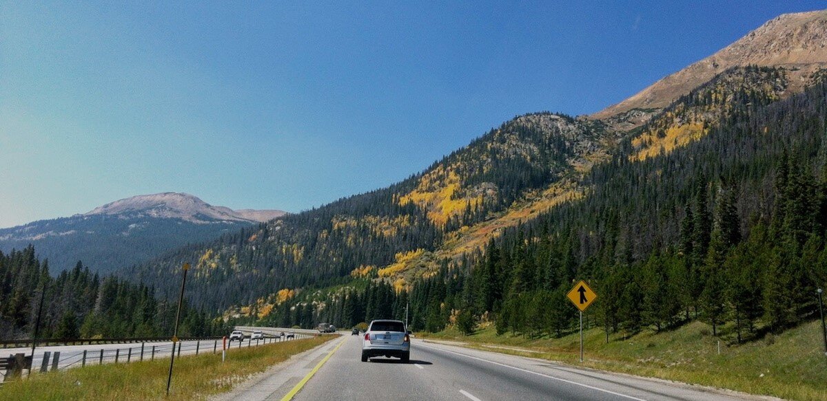 Auto auf Highway in den USA