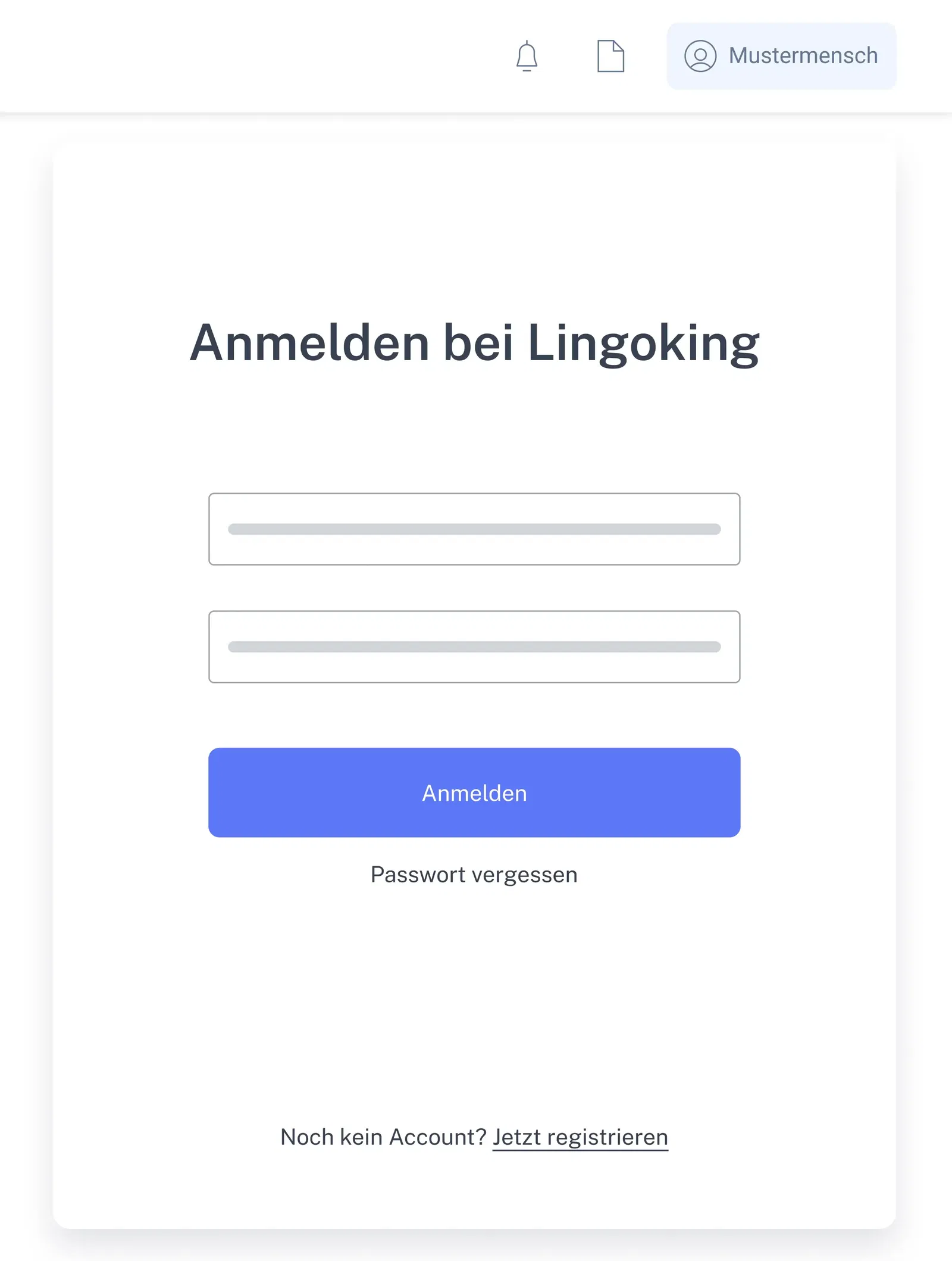 Customer Login lingoking