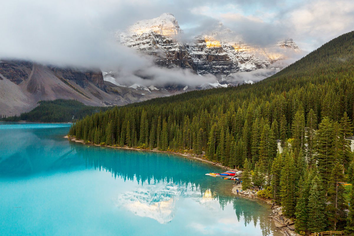 Lake in Banff National Park Canada