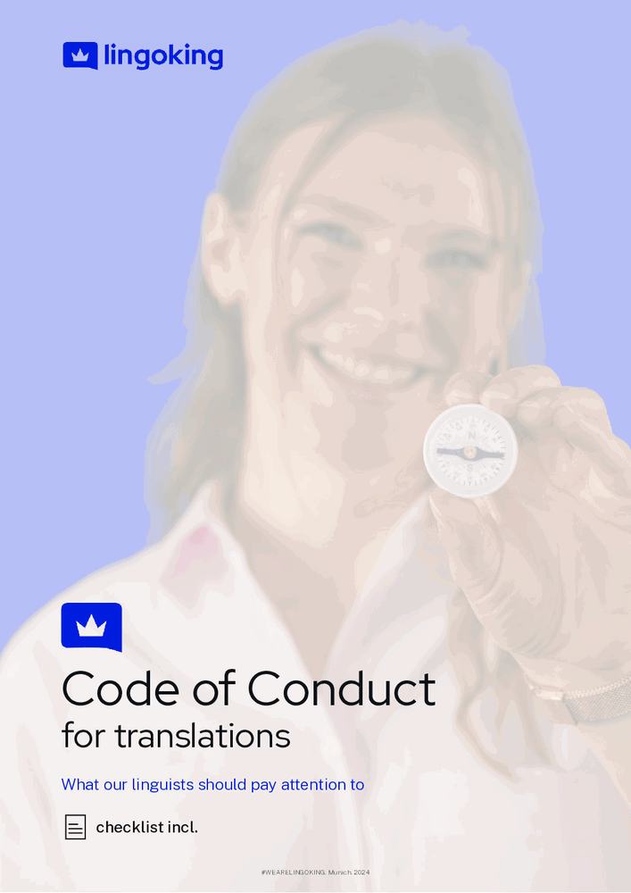 lingoking Code of Conduct for translators